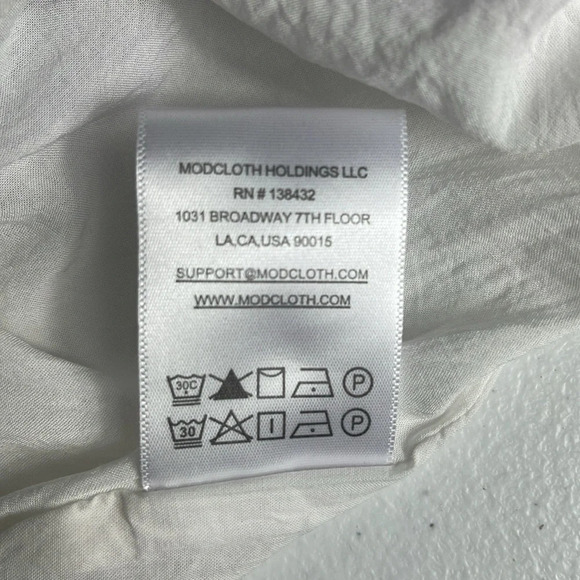 Modcloth Ruffling for Flowers Floral Midi Prairie Dress Size 6 - Picture 14 of 14